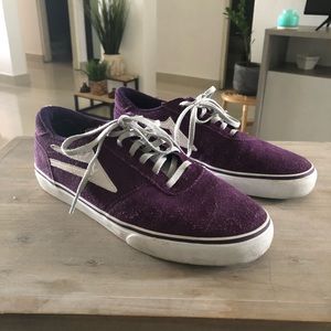 Lakai - Manchester, purple suede, men, Sz 8